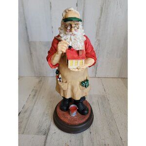 Midwest imports wind up Santa Claus toymaker Xmas figure decor‎